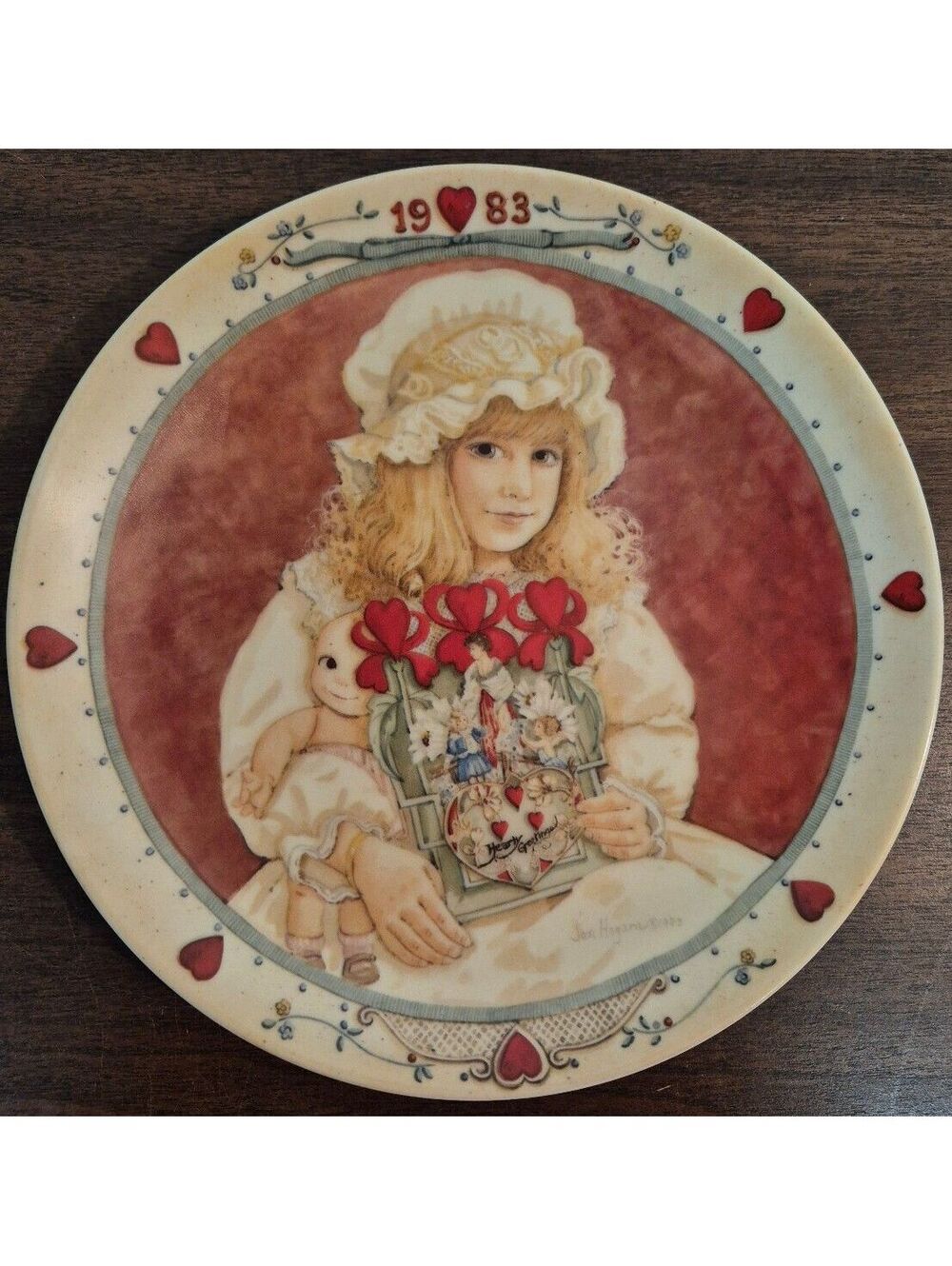 The Carson Mint 'Shannon's Sweetheart' Collectible Plate by Jan Hagara 1983